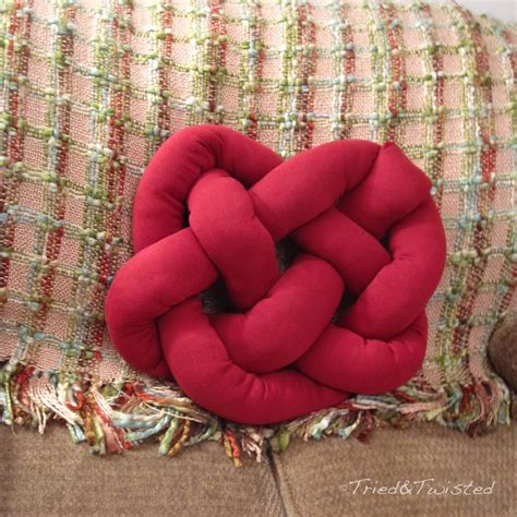 Tried and Twisted: DIY Celtic Knot Heart Pillow