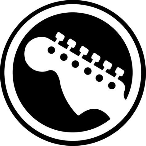 Rock Band Guitar Logo Clipart - Full Size Clipart (#1932689) - PinClipart