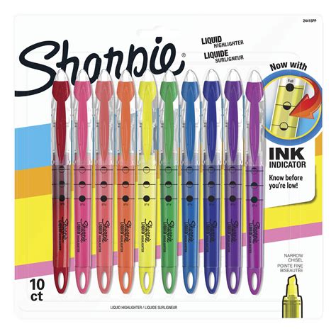 Sharpie Liquid Highlighter, Chisel Tip Highlighters, Assorted Colors ...