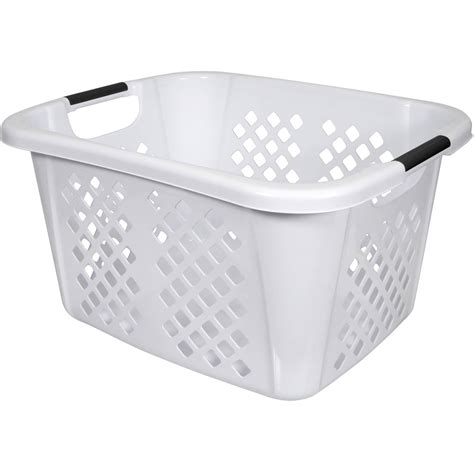 Home Logic 1.5-Bu Laundry Basket, White - Walmart.com