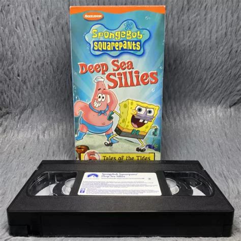 DEEP SEA SILLIES SpongeBob SquarePants VHS Tape 2003 Nickelodeon 5 ...