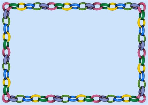 Party Chain Border Template Free Stock Photo - Public Domain Pictures