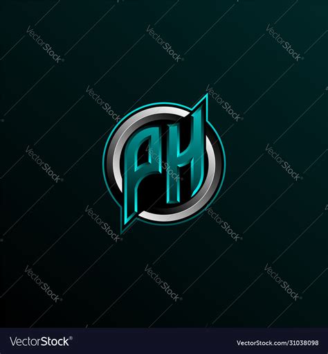 Initial ph logo design Royalty Free Vector Image