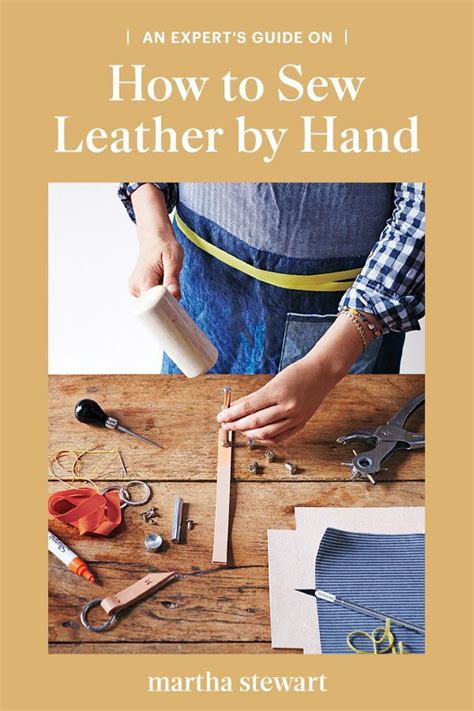 An Expert's Guide on How to Sew Leather by Hand | Sewing, Sewing ...