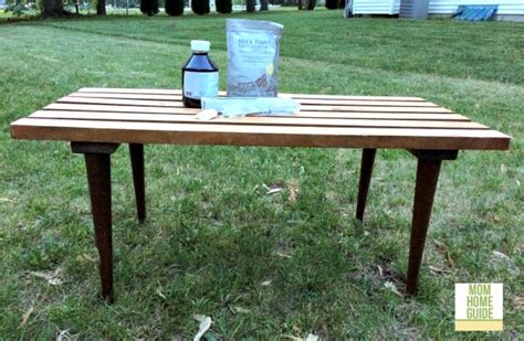 Sunny Outdoor Patio Table Makeover