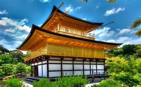 Kinkaku-ji (Temple of the Golden Pavilion) Full HD Wallpaper and ...