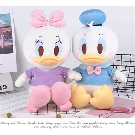 Disney Donald Duck Daisy Plush Toys Cartoon Animal Mickey Minnie Mouse Stuffed Toy Dolls Kids