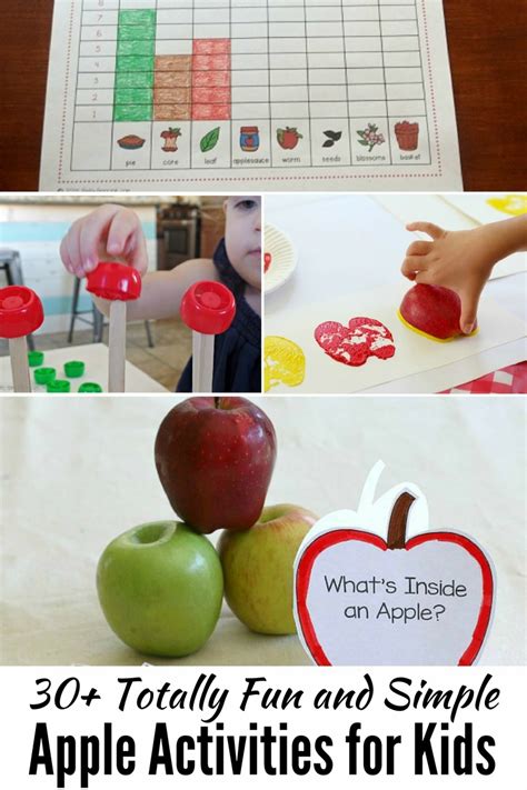 30+ Super Simple Apple Activities for Kids - Autistic Mama