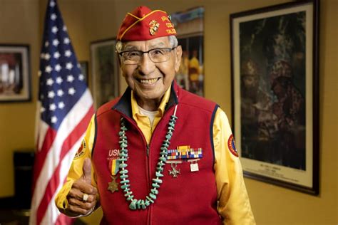 One of the last living Navajo Code talkers shares his story | Here & Now