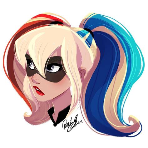 Harley Quinn Anime Drawing | Free download on ClipArtMag