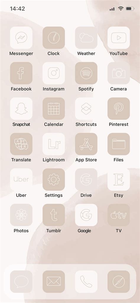 40+ Beige Aesthetic App Icons Safari ~ Clown Makeup Blog