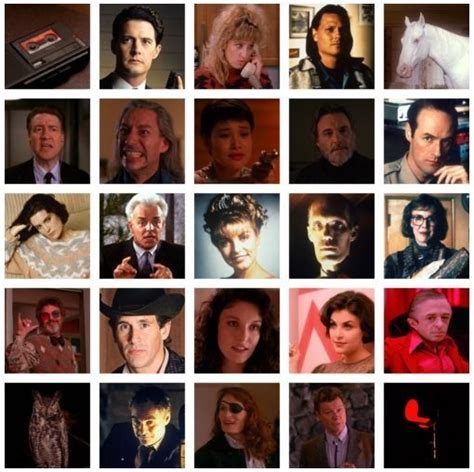 Twin Peaks cast of characters. | Twin peaks, Twin peaks art, Twin peaks ...