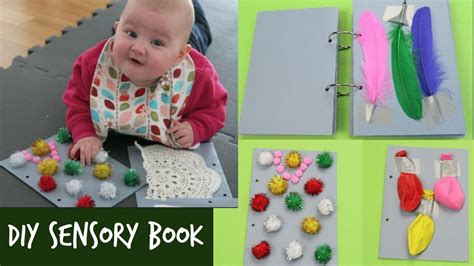 DIY SENSORY BOOK FOR BABY'S TUMMY TIME | HOW TO MAKE A SENSORY BOOK FOR BABIES - YouTube