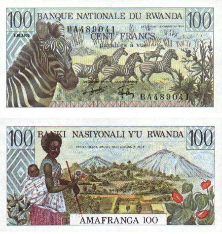 Rwanda Franc - Rwandan Currency Gallery - Banknotes.com - Rwandan Bank ...