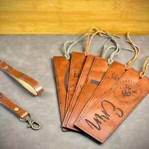 Custom Bookmark/personalized Leather Bookmark/leather Bookmark/book Lover Gift/personalized Gift ...