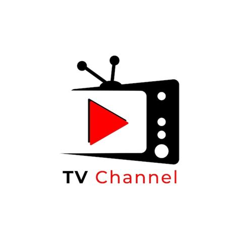 Premium Vector | TV channel logo design template