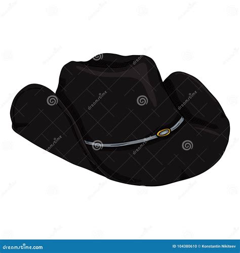 Brutal Cowboy With Hat And Revolver Royalty-Free Illustration | CartoonDealer.com #191528094