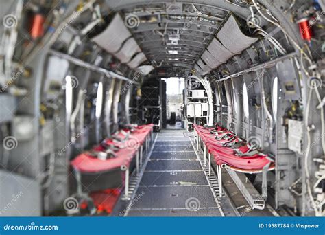 H-46 Sea Knight Helicopter Interior Stock Photo - Image of seaking, bird: 19587784