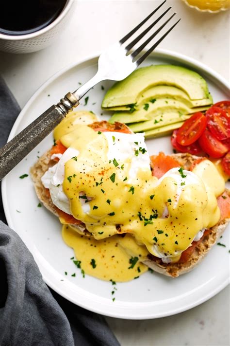 Blender Hollandaise Sauce with Eggs Benedict Recipe | Little Spice Jar