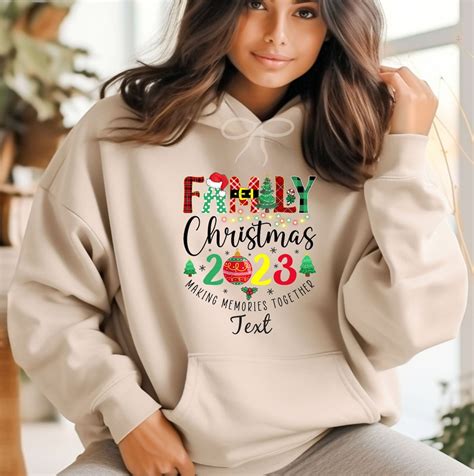 Family Christmas 2023 Making Memories Together Hoodie Cute - Etsy