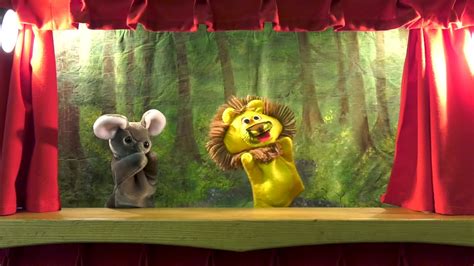 The Lion and the Mouse - Children's Puppet Show - YouTube