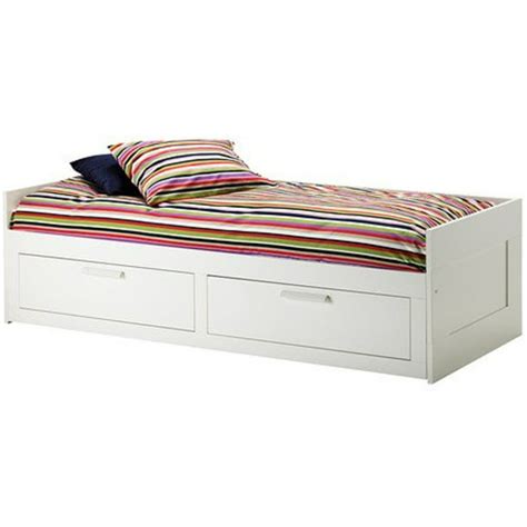 Ikea Twin size Daybed frame with 2 drawers, white 18210.82623.218 - Walmart.com - Walmart.com