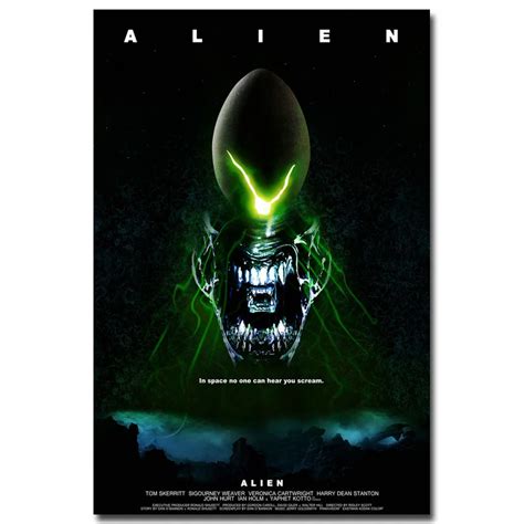 Alien vs Predator 3 Movie Art Silk Fabric Poster Print 13x20 inch Wall ...