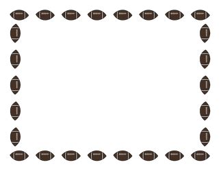 Add a Touch of Football Flair with Our Collection of Football Borders