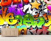 Graffiti Wall Art Wallpaper Wall Mural | Wallsauce