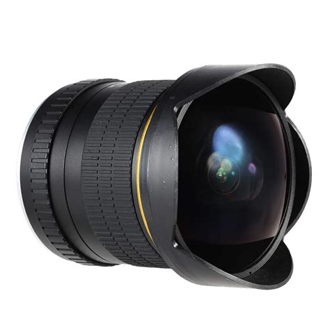 8mm F/3.5 Ultra Wide Angle Fisheye Lens for Canon DSLR Cameras 1500D 1200D 800D 760D 750D 700D ...