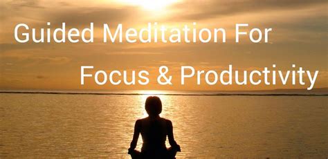 Guided Meditation for Focus and Concentration - The Joy Within