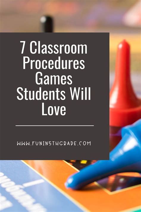 a table with some toys on it and the words 7 classroom procedure games students will love