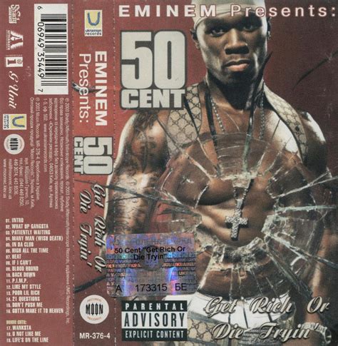 50 Cent – Get Rich Or Die Tryin' (2003, Cassette) - Discogs