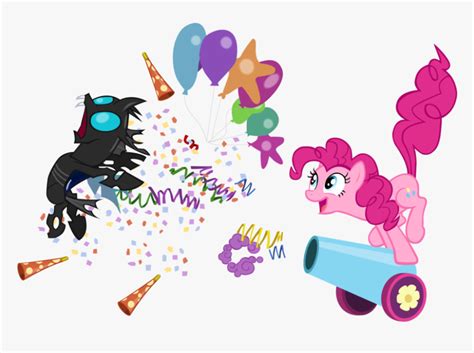 Pinkie Pie Party Cannon - Pinkie Pie Confetti Cannon, HD Png Download - kindpng