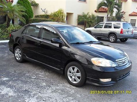 Sell used 2004 Toyota Corolla S Sedan 4-Door 1.8L in Miami, Florida ...