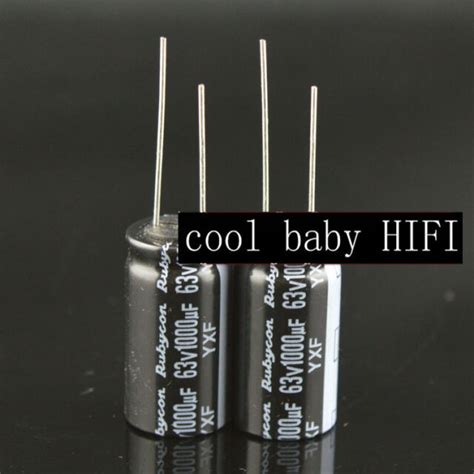 5pcs RUBYCON YXF 1000uf 63v 1000mfd Capacitor high frequency 105℃ 16 ...