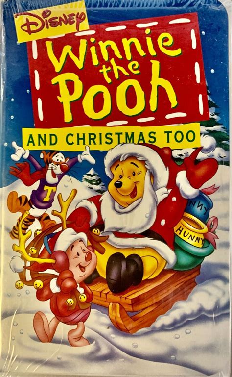 Winnie the Pooh and Christmas Too (VHS, 1997) New Walt Disney Vintage Animated 765362853038 | eBay