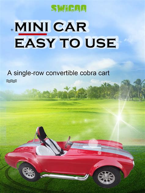 2200w Mini Cobra Golf Carts Brushless Motor 2 Seater Mini Golf Cart 2 ...