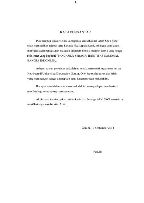 (DOC) Pancasila Sebagai Identitas Nasional Bangsa Indonesia | Hafik Umarul Munir - Academia.edu