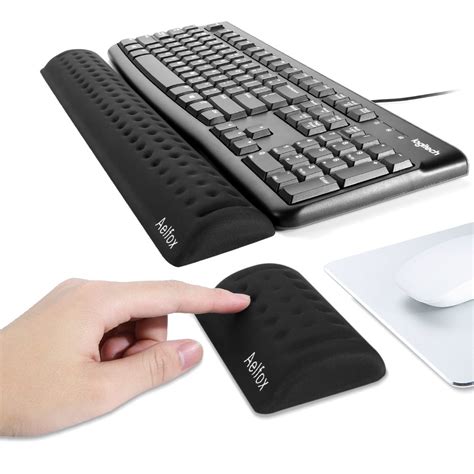 Aelfox Memory Foam Keyboard Wrist RestGaming Mouse Pad Wrist Support, Ergonomic 655421968615 | eBay