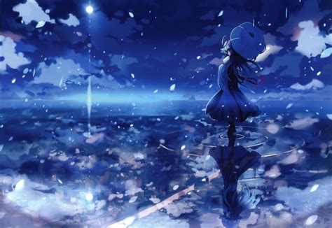 Dark Blue Anime Wallpapers - Wallpaper Cave