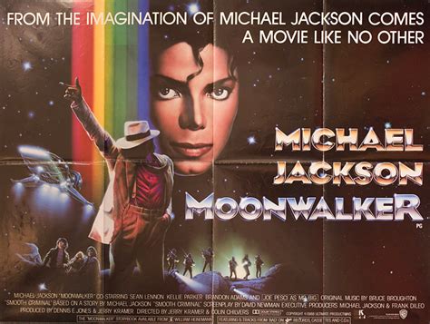 Moonwalker Original 1988 British Quad Movie Poster - Posteritati Movie Poster Gallery