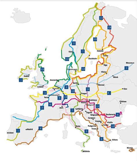 Eurovelo Cycle Maps - openandromaps