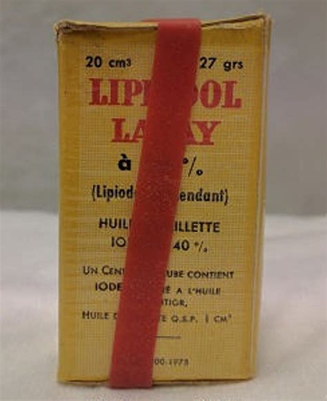 Lipiodol; Andre Guerbet Laboratories; H18 on eHive