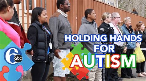 Holding Hands for Autism at South Jersey school - 6abc Philadelphia