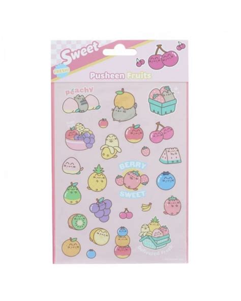 PUSHEEN FRUITS: STICKERS