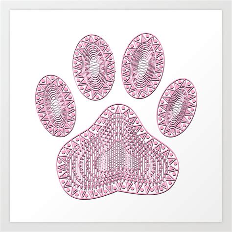 Pink Dog Paw