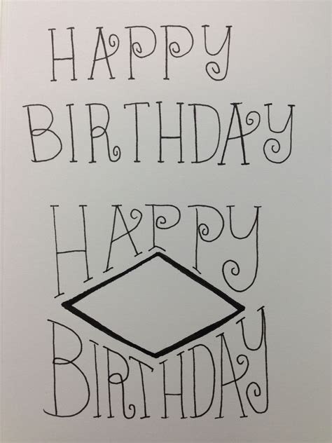 new "font" I came up with for my next birthday card :). considering ...