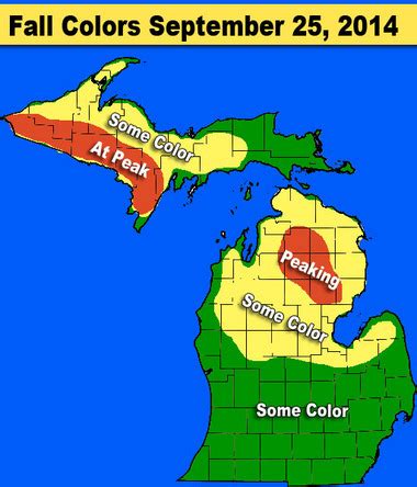 Michigan's fall colors: Where to see the best color this weekend ...