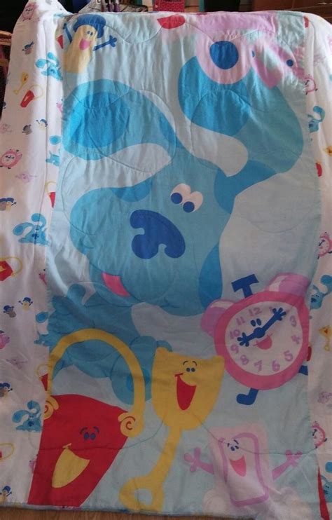 Vintage Blues Clues Comforter Bedding Blanket Reversible twin | Bed ...